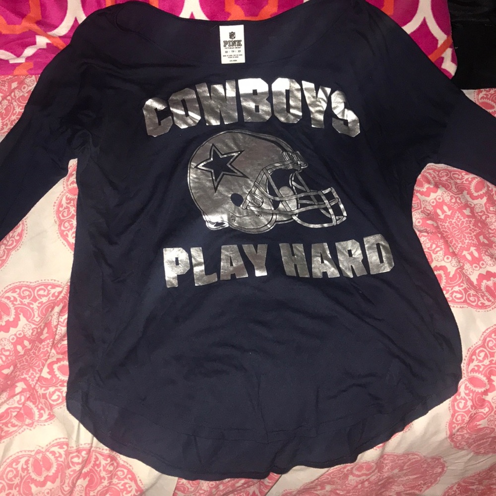 Pink cowboys long sleeve rare